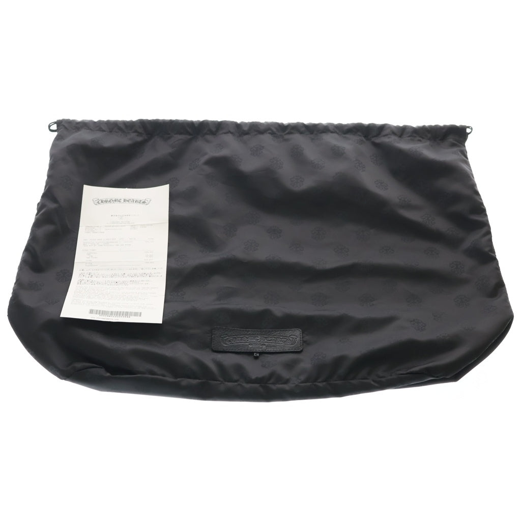 CHROME HEARTS(クロムハーツ) FS TOTE FSトート クロスパッチ付きレザートートバッグ ブラック