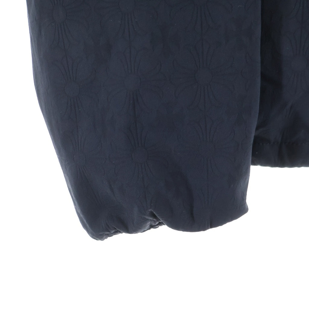 CHROME HEARTS(クロムハーツ) RIGGINS FBRC ENGLISH PRINT NYLON COACH JACKET CH総柄 オールドイングリッシュプリント ナイロンコーチジャケット ブラック