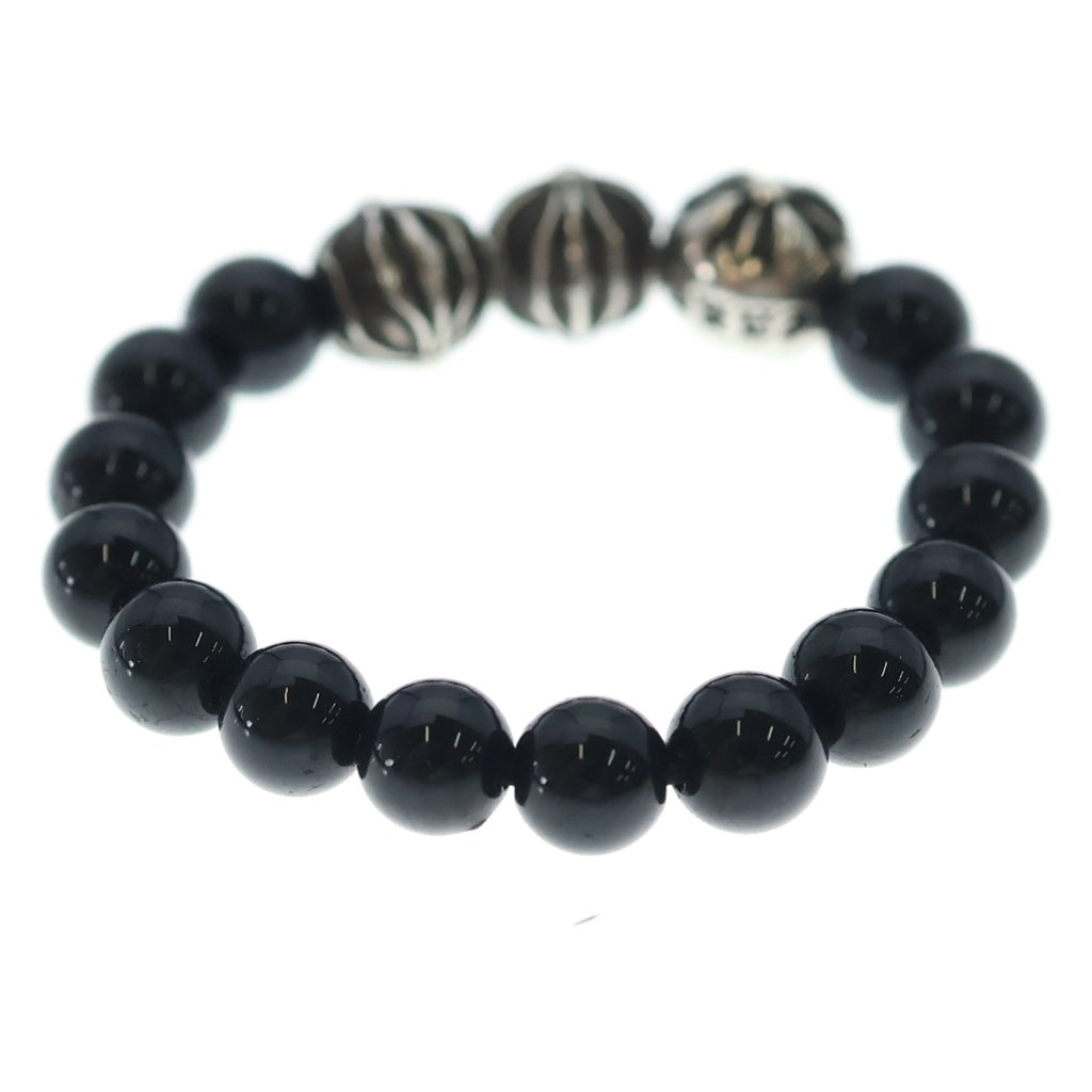 CHROME HEARTS(クロムハーツ) BEAD RING ビーズリング ブラック/シルバー