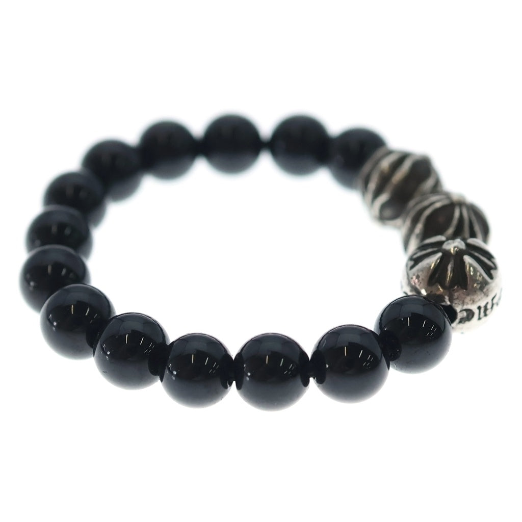 CHROME HEARTS(クロムハーツ) BEAD RING ビーズリング ブラック/シルバー