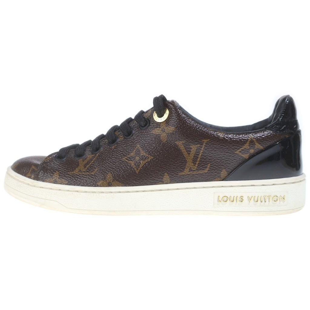 LOUIS VUITTON(ルイヴィトン) Front Row Line Sneaker Patent Monogram Canvas フロントローライン パテントモノグラムキャンバス ローカットスニーカー ブラウン 1A1F4H レディース