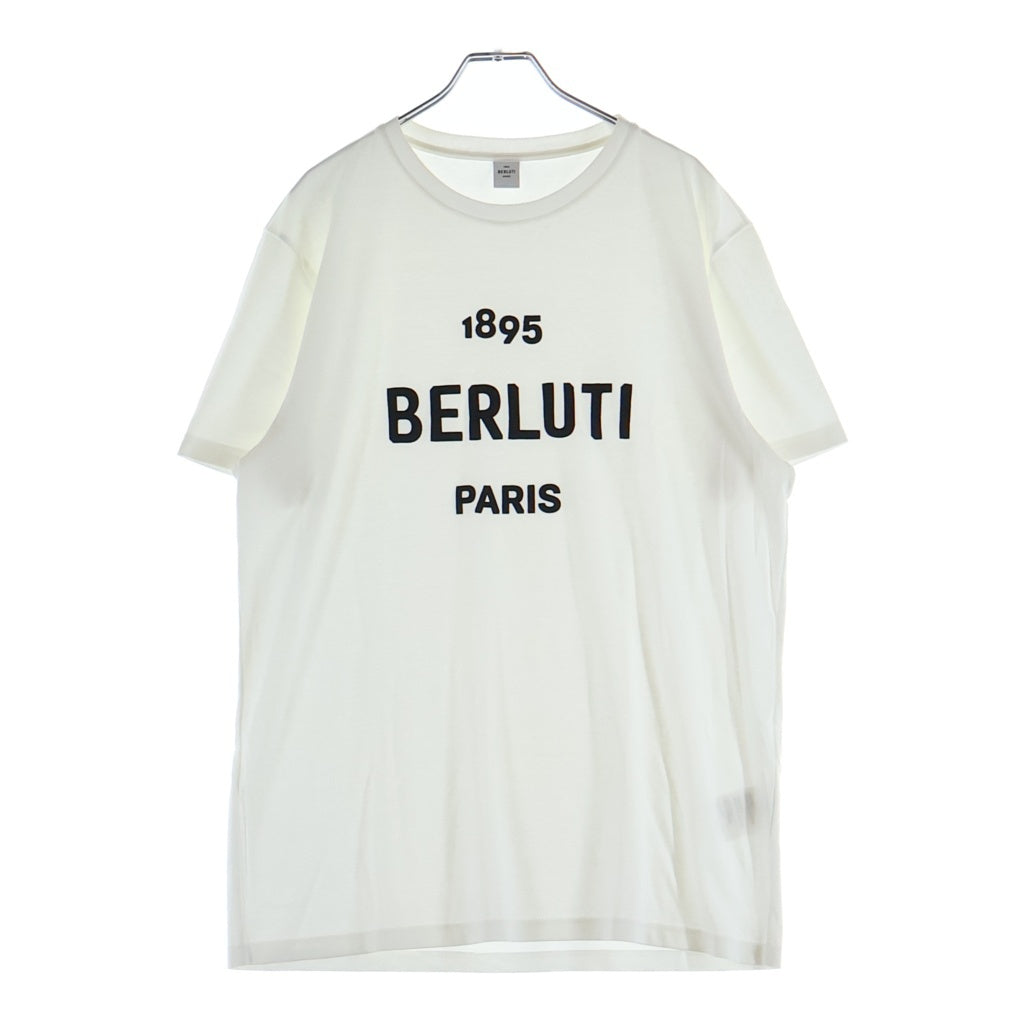 Berluti(ベルルッティ) フロントロゴプリント 半袖Tシャツ カットソー ホワイト R18JRS50JAEK