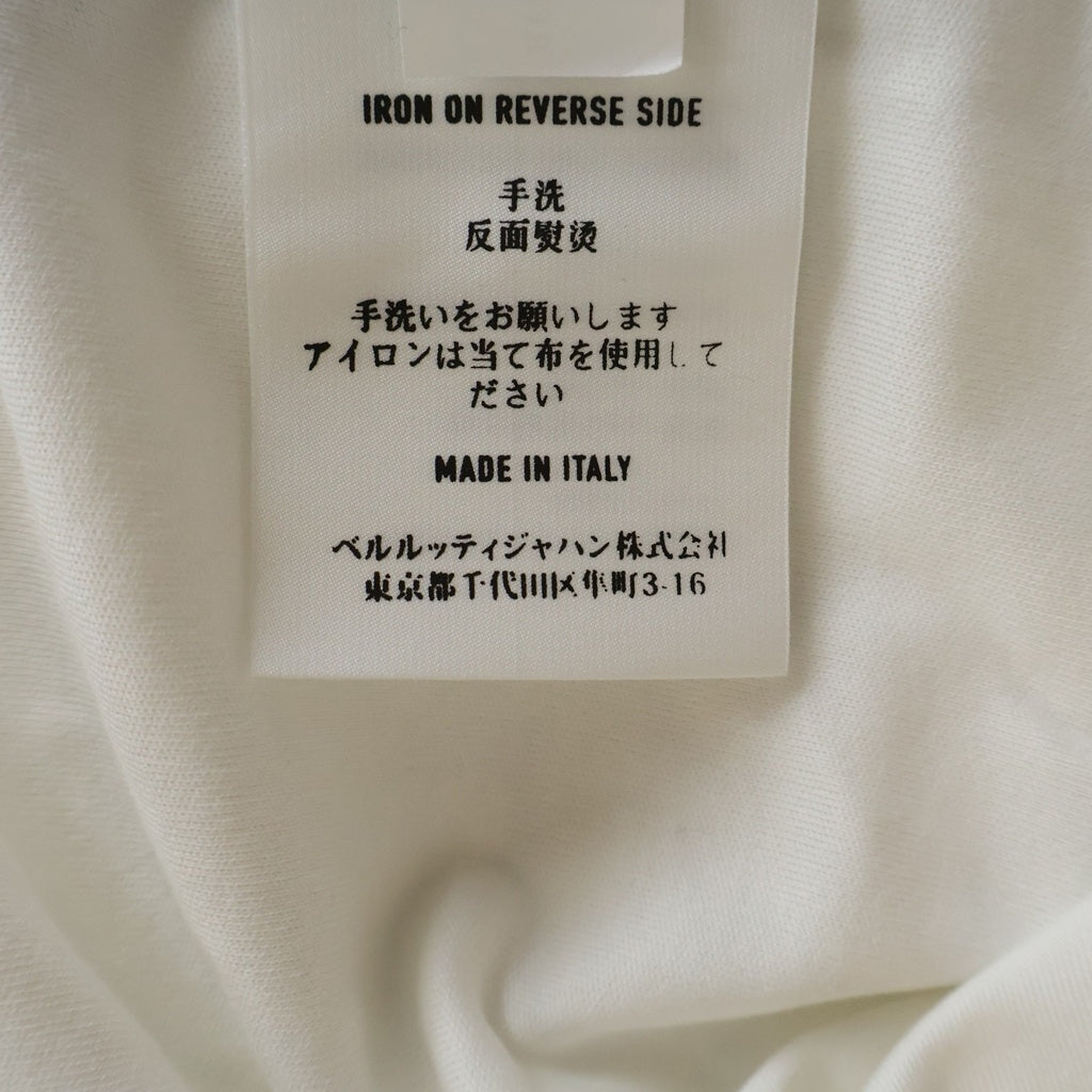 Berluti(ベルルッティ) フロントロゴプリント 半袖Tシャツ カットソー ホワイト R18JRS50JAEK