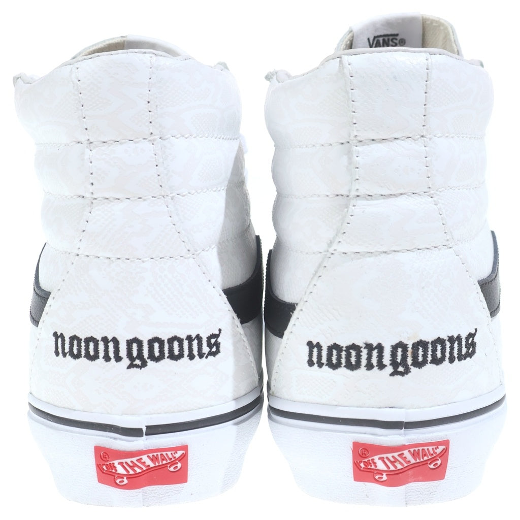 VANS(ヴァンズ) × Noon Goons Vault Sk8-Hi Reissue ヌーングーンズ スケートハイ ホワイトスネークスキン ハイカットスニーカー ホワイト US11/29cm VN0A4BVH616