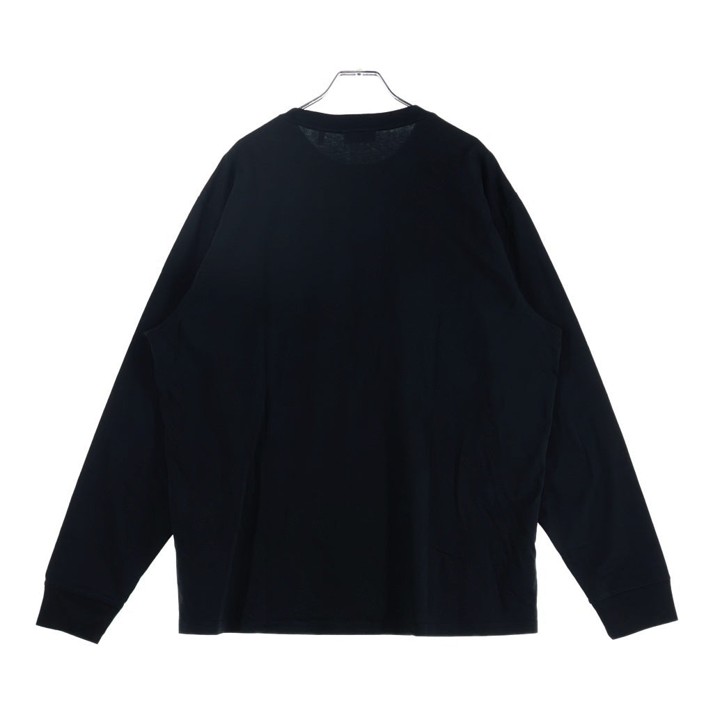 KITH(キス) 21AW SUPERWAXX CLASSIC LOGO L/S TEE スーパーワックス クラシックロゴ 長袖Tシャツ カットソー ブラック 21-070-060-0027-1-0