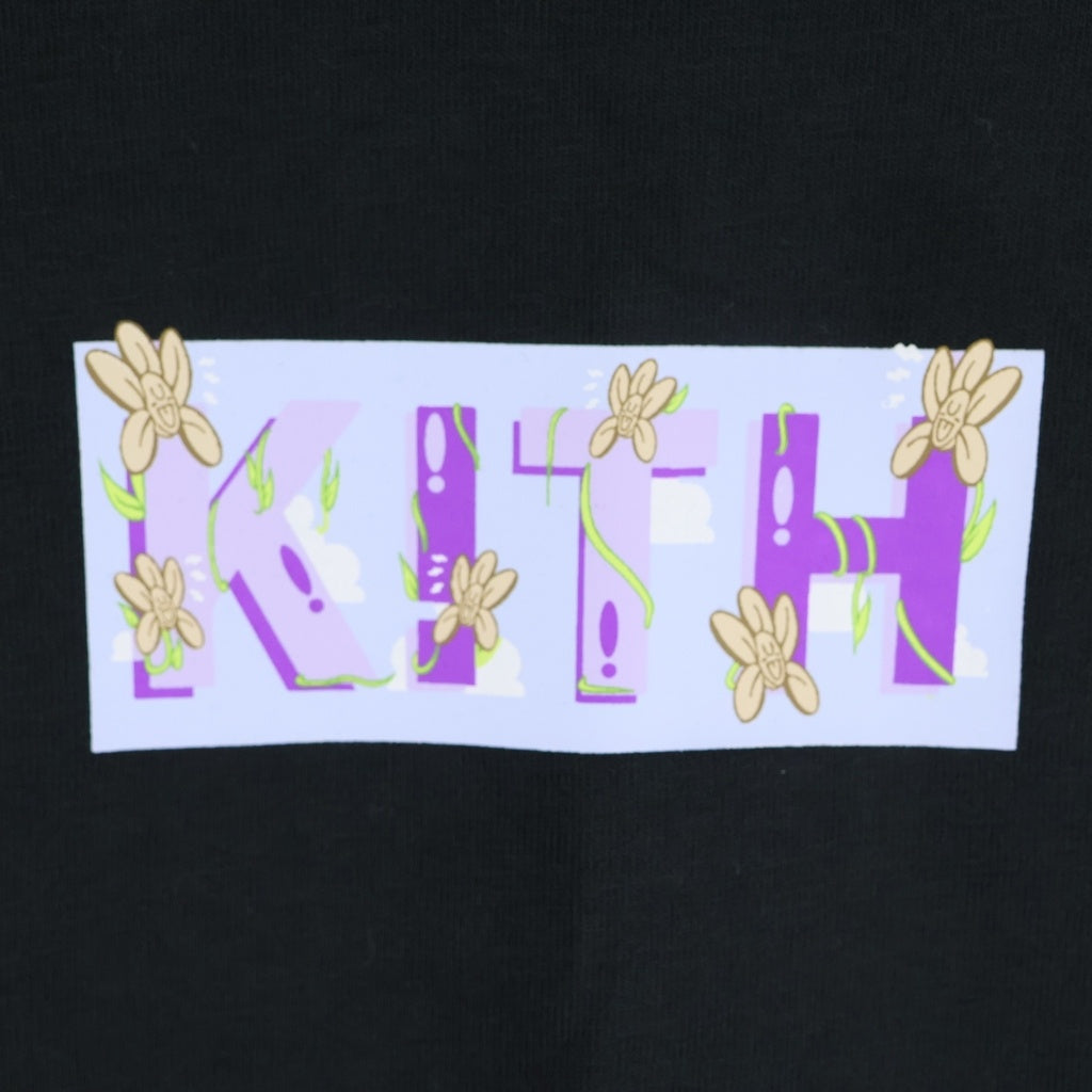 KITH(キス) 21AW SUPERWAXX CLASSIC LOGO L/S TEE スーパーワックス クラシックロゴ 長袖Tシャツ カットソー ブラック 21-070-060-0027-1-0
