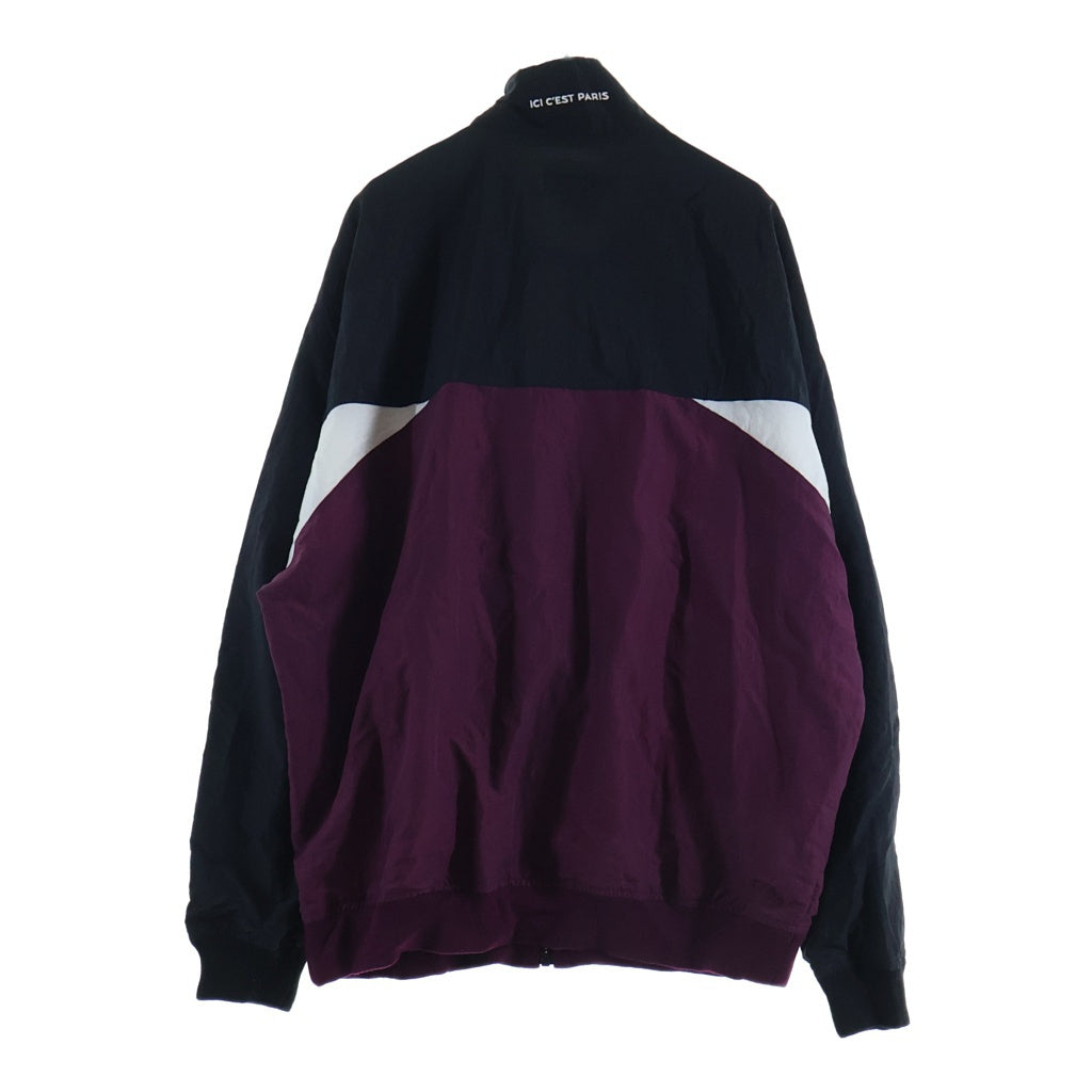 NIKE(ナイキ) 20AW × PARIS SAINT-GERMAIN FZ JACKET パリサンジェルマン ジップアップ ナイロンジャケット ブラック/パープル CK9595-010