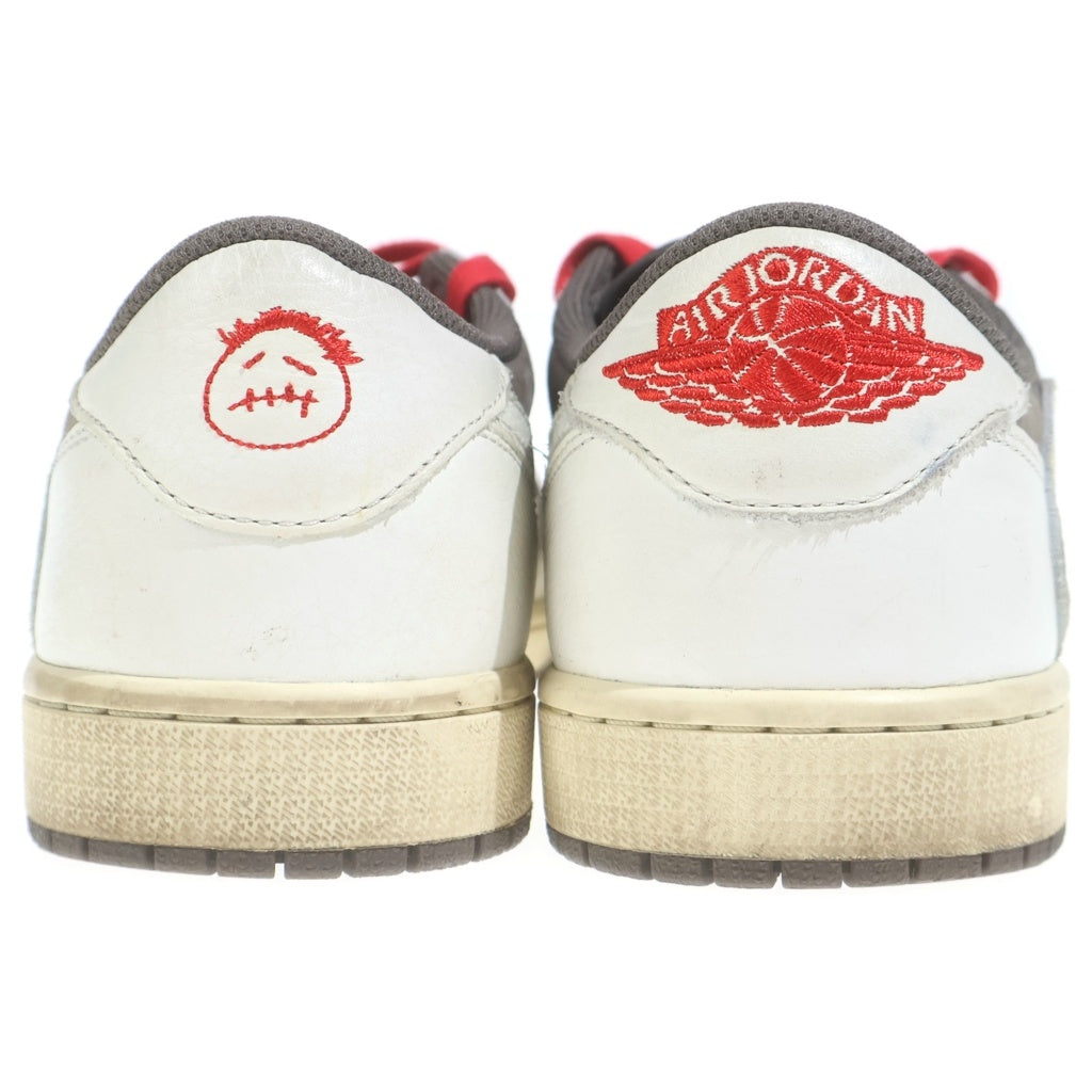 NIKE(ナイキ) ×TRAVIS SCOTT AIR JORDAN1 LOW OG SP トラヴィススコット エアジョーダン1 リバースモカ ローカットスニーカー ホワイト/ベージュ US11/29cm DM7866-162