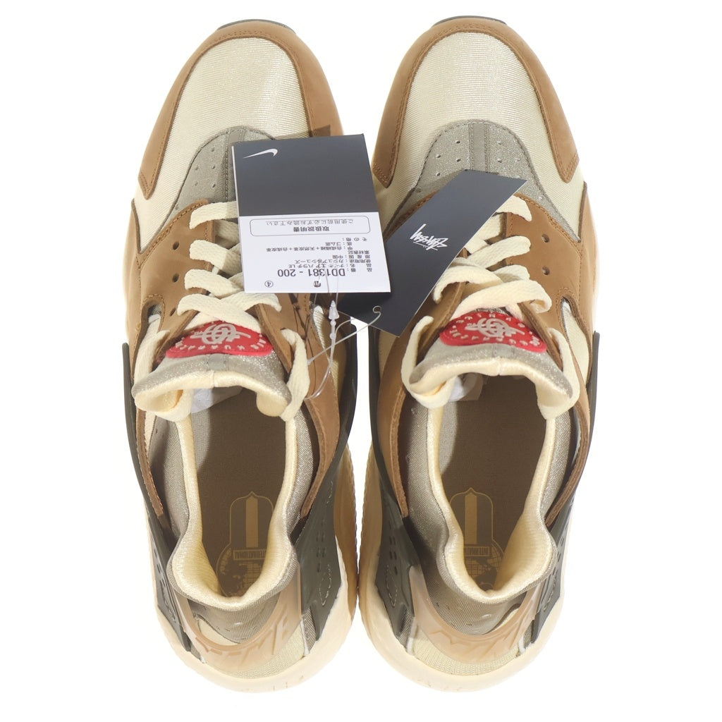 NIKE(ナイキ) ×STUSSY AIR HUARACHE LE DESERT OAK ステューシー エアハラチ デザートオーク ローカットスニーカー ベージュ/ブラウン US11/29cm DD1381-200