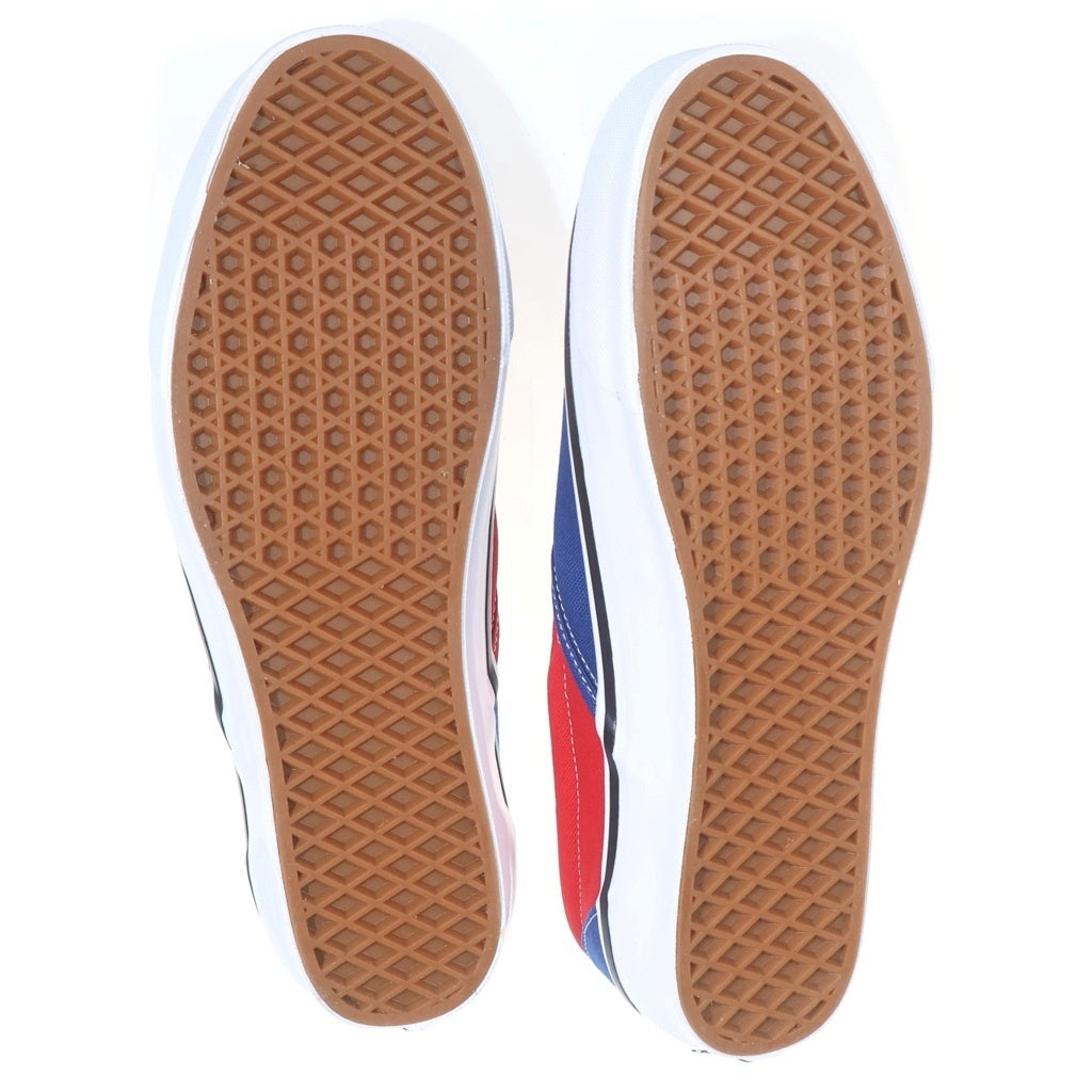 VANS(ヴァンズ) × ENGINEERED GARMENTS OTW CLASSIC SLIP-ON 98 エンジニアドガーメンツ クラシック スリッポン ローカットスニーカー ブルー/レッド US11/29cm VN000EBPZ11