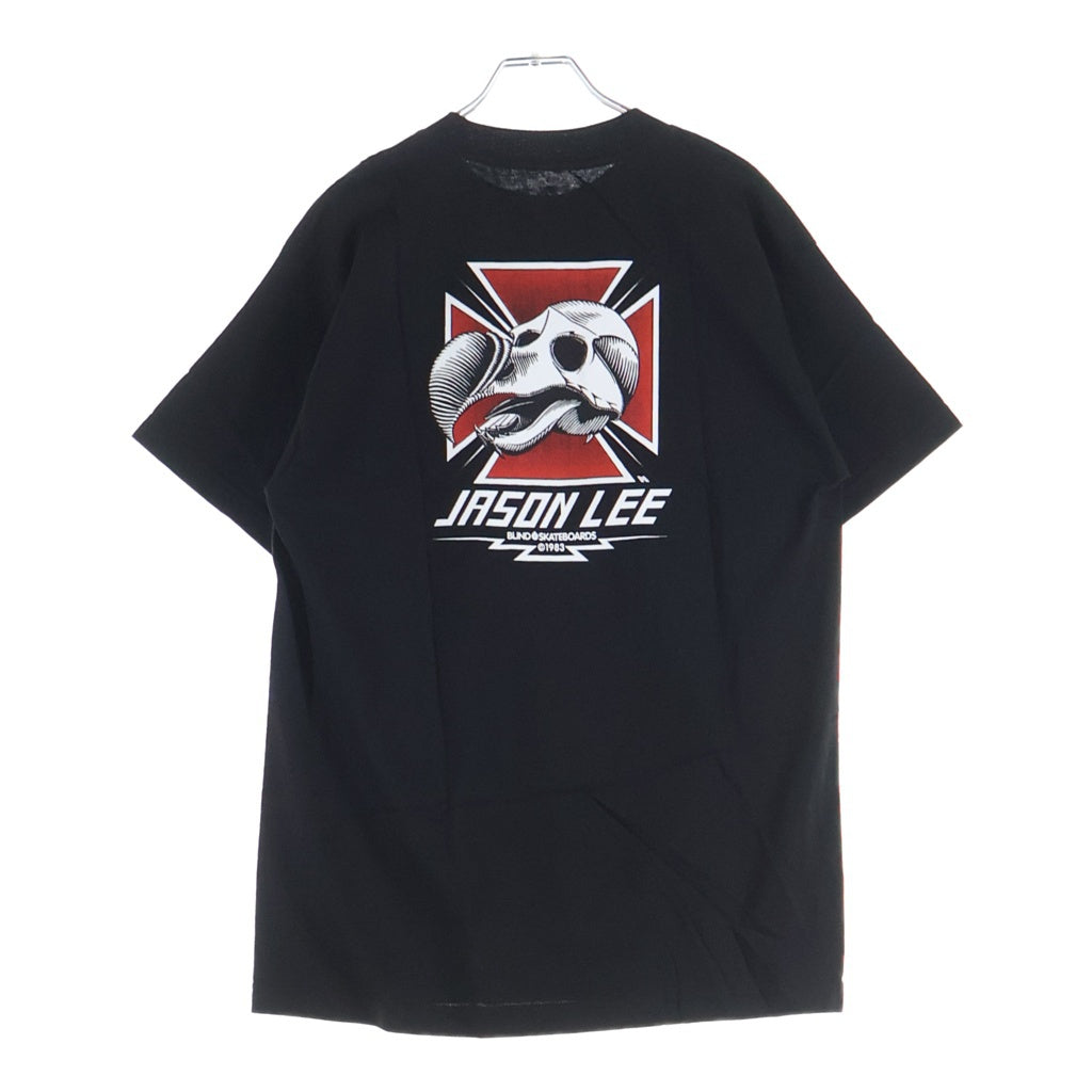 NO BRAND(ノーブランド) 【BLIND ブラインド】HERITAGE JASON LEE DODO HALK SKULL TEE ヘリテージ ジェイソンリー ホーク スカルプリント クルーネック 半袖Tシャツ カットソー