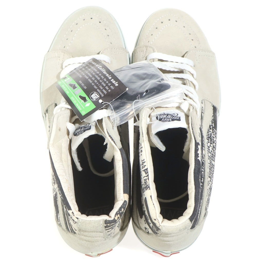 SUPREME(シュプリーム) 04AW × VANS SK8-HI SL FBI バンズ スケートハイ FBIプリント ハイカットスニーカー ホワイト US9.5/27.5cm 4892276095