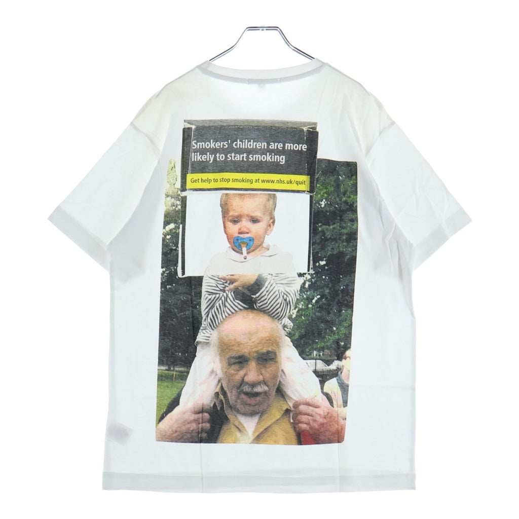 NO BRAND(ノーブランド) Blondey McCoy (ブランディーマッコイ) US AND CHEM. S/S TEE グラフィックフォト アートプリント クルーネック 半袖Tシャツ カットソー ホワイト