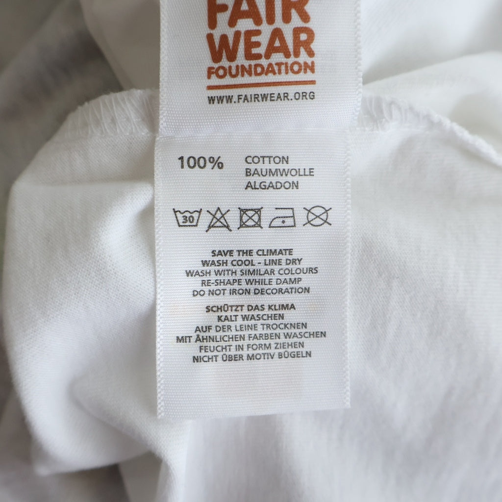 NO BRAND(ノーブランド) Blondey McCoy (ブランディーマッコイ) US AND CHEM. S/S TEE グラフィックフォト アートプリント クルーネック 半袖Tシャツ カットソー ホワイト