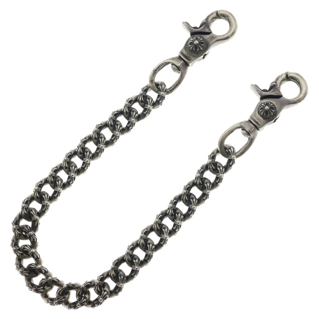 CHROME HEARTS(クロムハーツ) XTRA FNCY SHORT-2/2クリップショートエクストラファンシー ウォレットチェーン シルバー