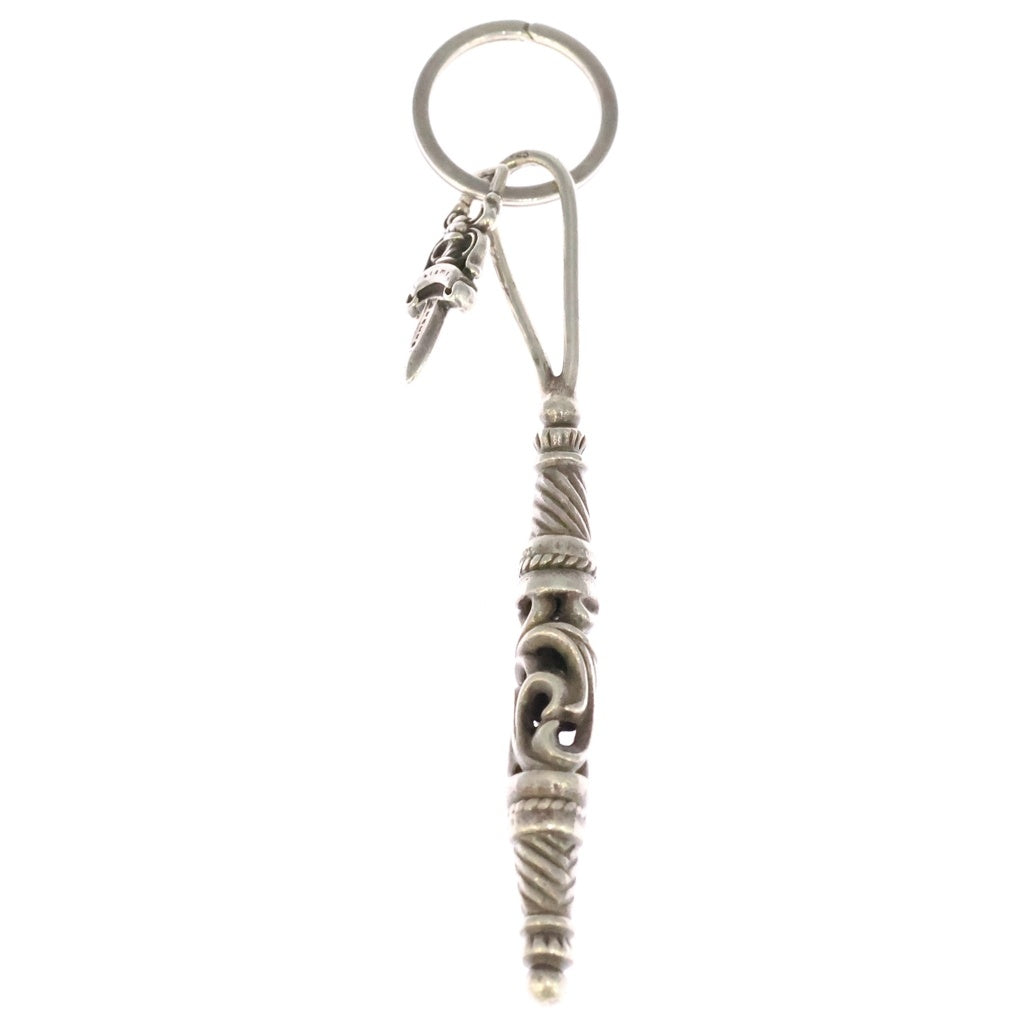 CHROME HEARTS(クロムハーツ) SMALL ROLLER&DGGR スモールローラー&ダガー キーリング キーホルダー シルバー