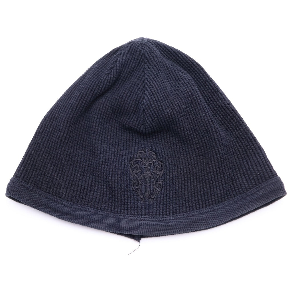 CHROME HEARTS(クロムハーツ) OLD VINE DAGGER THERMAL BEANIE オールド ヴァインダガー刺繍 サーマルビーニー ニット帽 ブラック