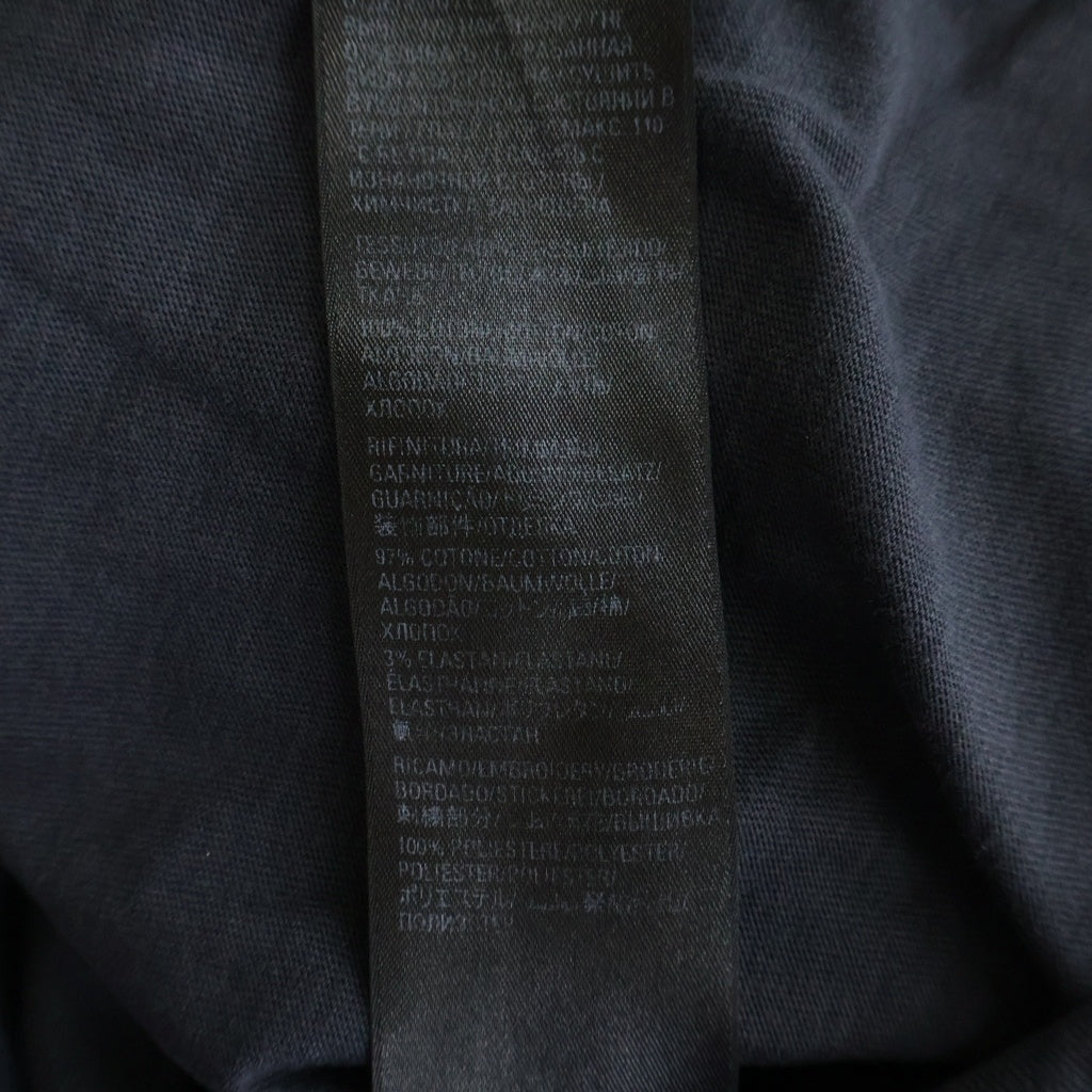 BALENCIAGA(バレンシアガ) フロントBBアイコンロゴ刺繍 半袖Tシャツ カットソー グレー 612965 TMVG7