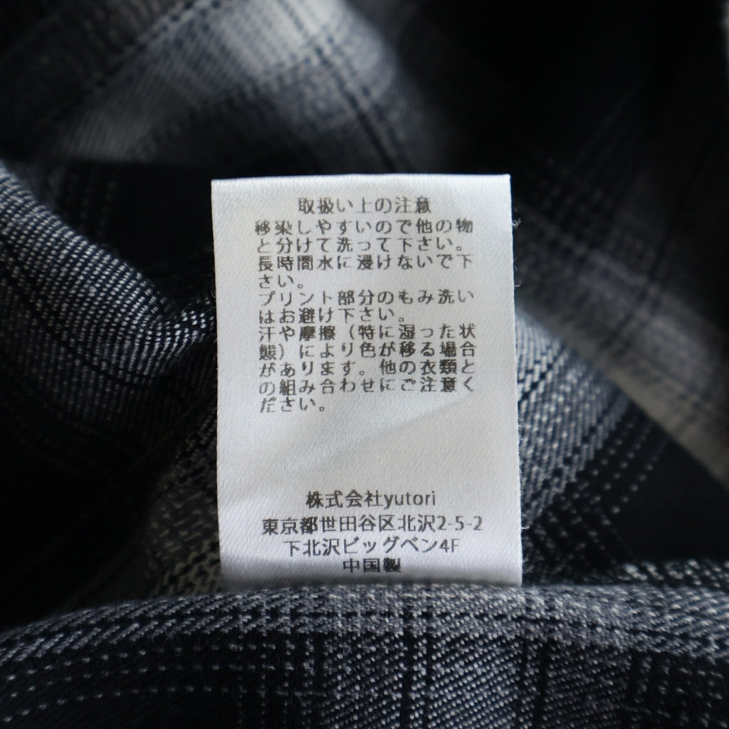 HYSTERIC GLAMOUR(ヒステリックグラマー) ×Genzai Snake Shirt ゲンザイ スネークワッペン フロントプリント 長袖シャツ ブラック GZ1290