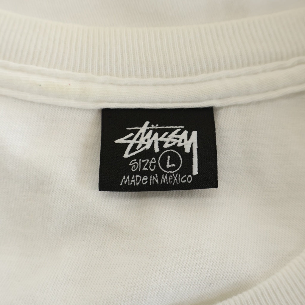 STUSSY(ステューシー) ×DENIM TEARS Farmers Blvd. Tee フロントフォトプリント 半袖Tシャツ カットソー ホワイト