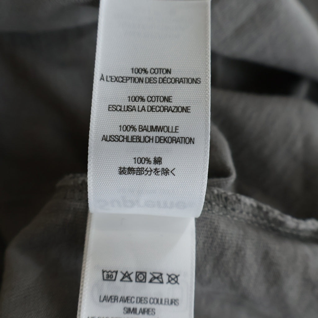SUPREME(シュプリーム) 26SS Small Box Logo スモールボックスロゴ クルーネック ロングスリーブ カットソー チャコール