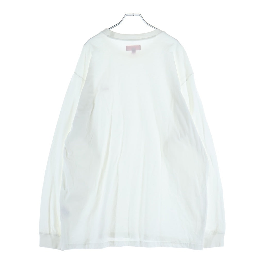 SUPREME(シュプリーム) 26SS Small Box Logo スモールボックスロゴ クルーネック ロングスリーブ カットソー ホワイト
