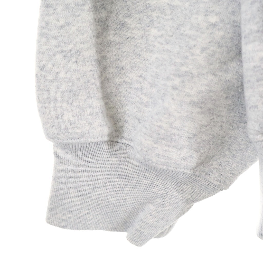SUPREME(シュプリーム) 26SS Cracked Raglan Zip Up Hooded Sweatshirt クラックド ラグラン フロントロゴ プリント プルオーバーパーカー フーディ グレー