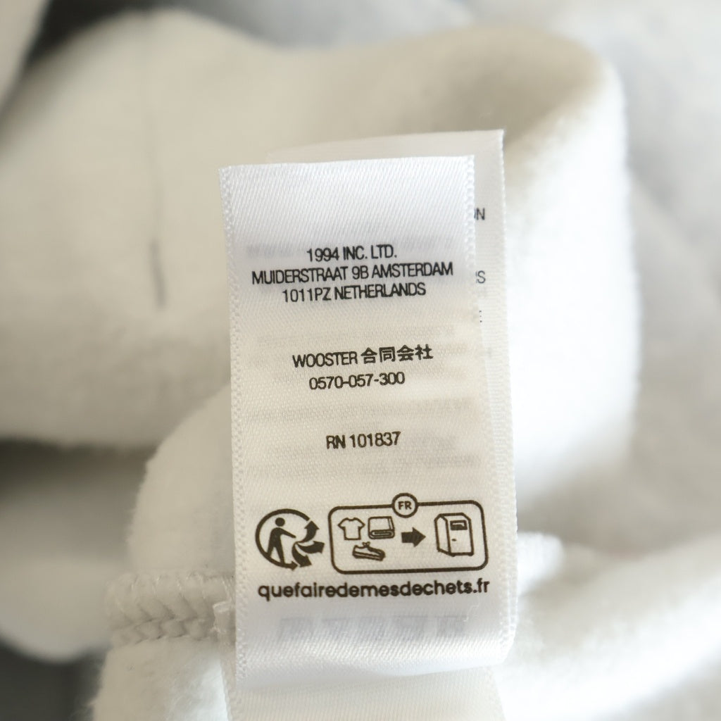 SUPREME(シュプリーム) 26SS Cracked Raglan Zip Up Hooded Sweatshirt クラックド ラグラン フロントロゴ プリント プルオーバーパーカー フーディ グレー