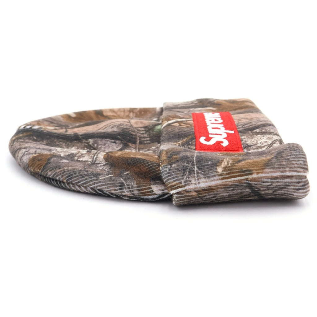 SUPREME(シュプリーム) 23AW ×New Era Box Logo Beanie ニューエラ リアルツリーカモ ボックスロゴ ビーニー ニット 帽子 カーキ