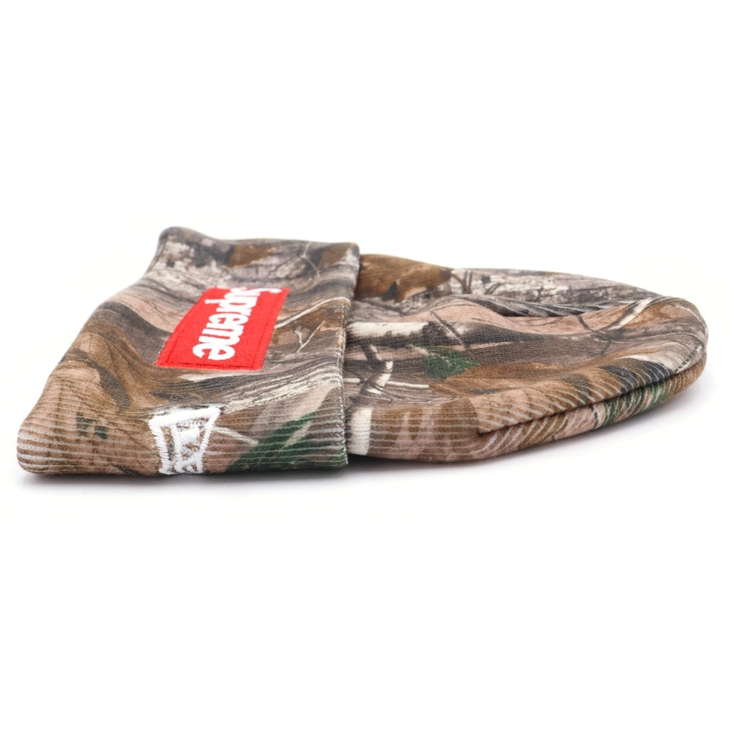 SUPREME(シュプリーム) 23AW ×New Era Box Logo Beanie ニューエラ リアルツリーカモ ボックスロゴ ビーニー ニット 帽子 カーキ