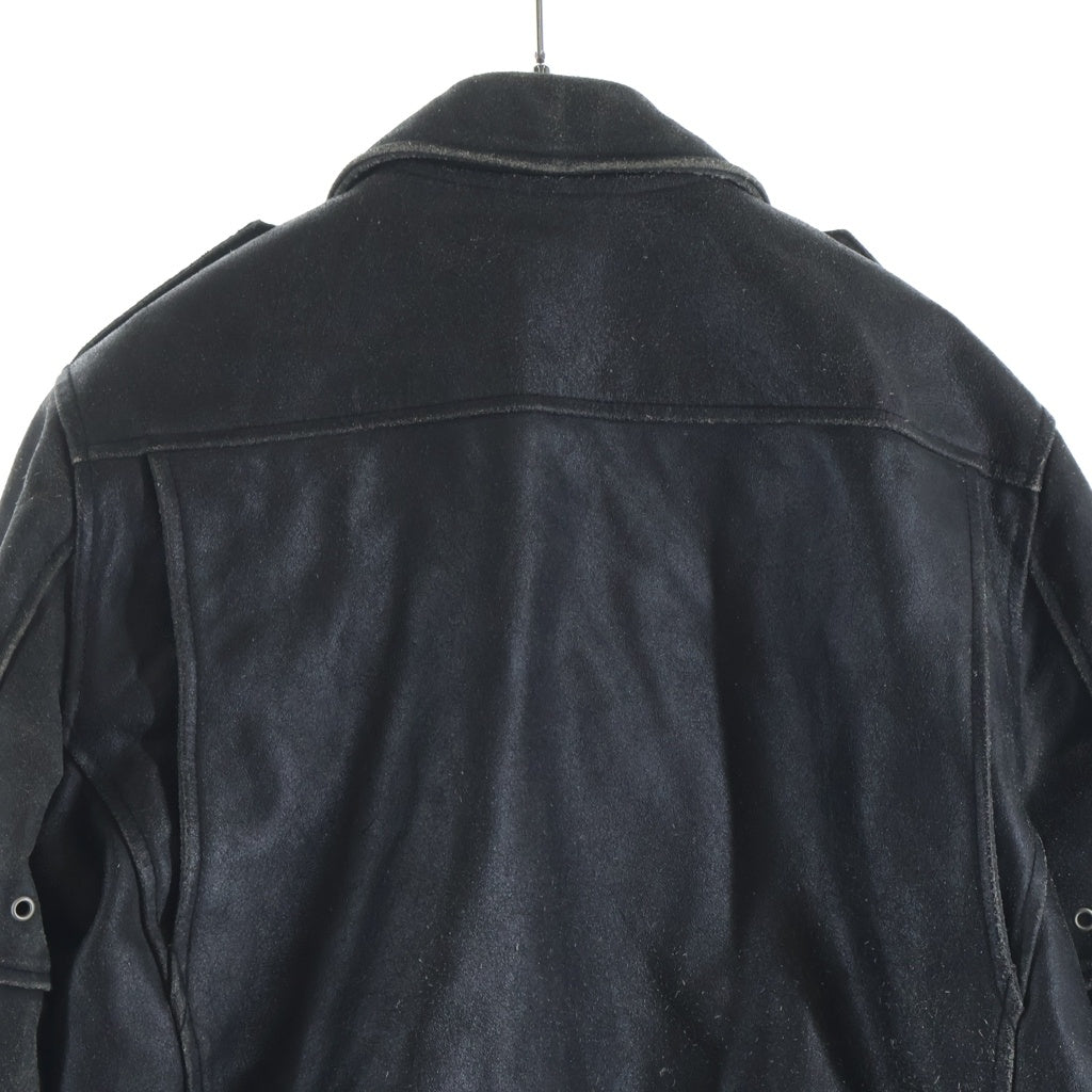 JOHNBULL(ジョンブル) Double Rider Jacket 鮫肌加工 ダブルライダース ブラック