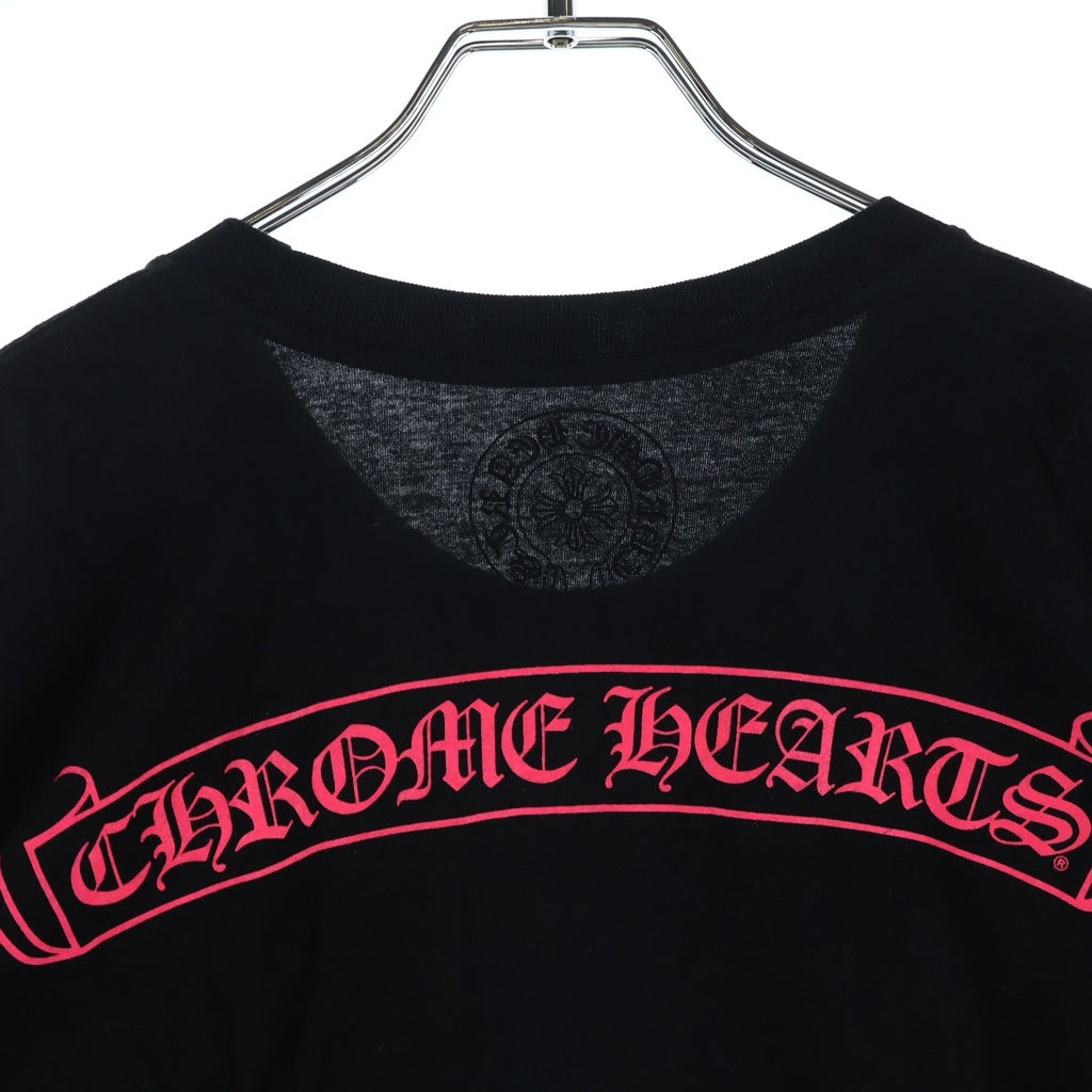 CHROME HEARTS(クロムハーツ) FOTI S/S Tee フォティ ハリスティータ バックスクロールラベル 両面プリント 半袖 Tシャツ カットソー ブラック