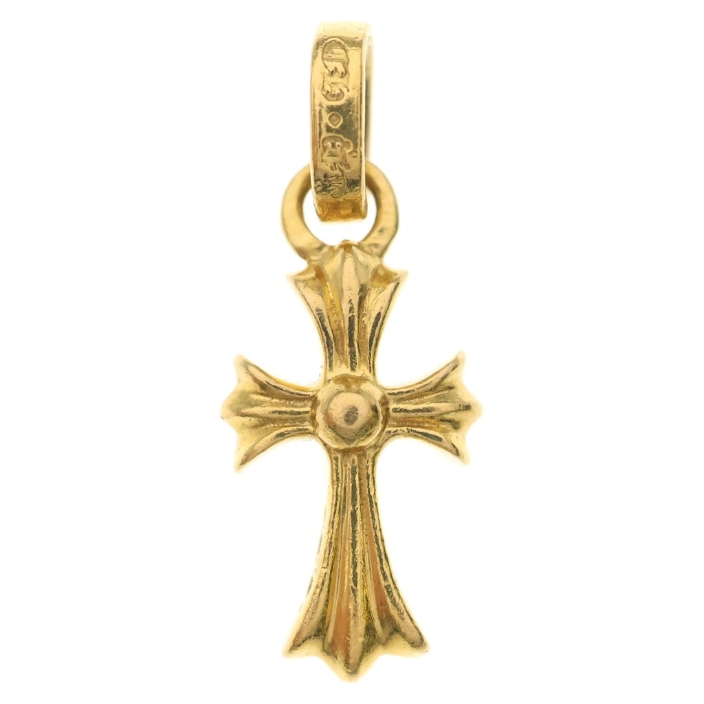 CHROME HEARTS(クロムハーツ) 22K CRS BBYFAT P/DIA ベイビーファットクロス PAVEダイヤ ペンダントトップ ゴールド BCA035