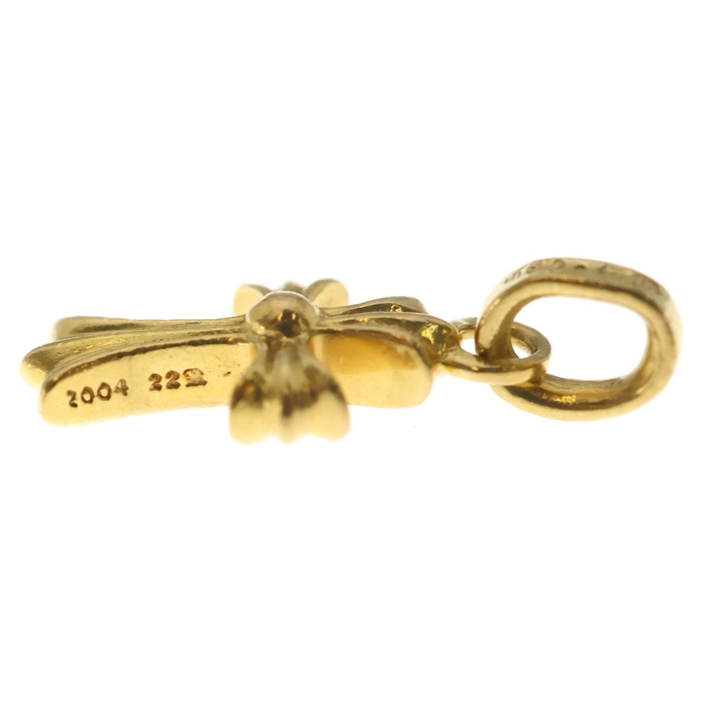 CHROME HEARTS(クロムハーツ) 22K CRS BBYFAT P/DIA ベイビーファットクロス PAVEダイヤ ペンダントトップ ゴールド BCA035