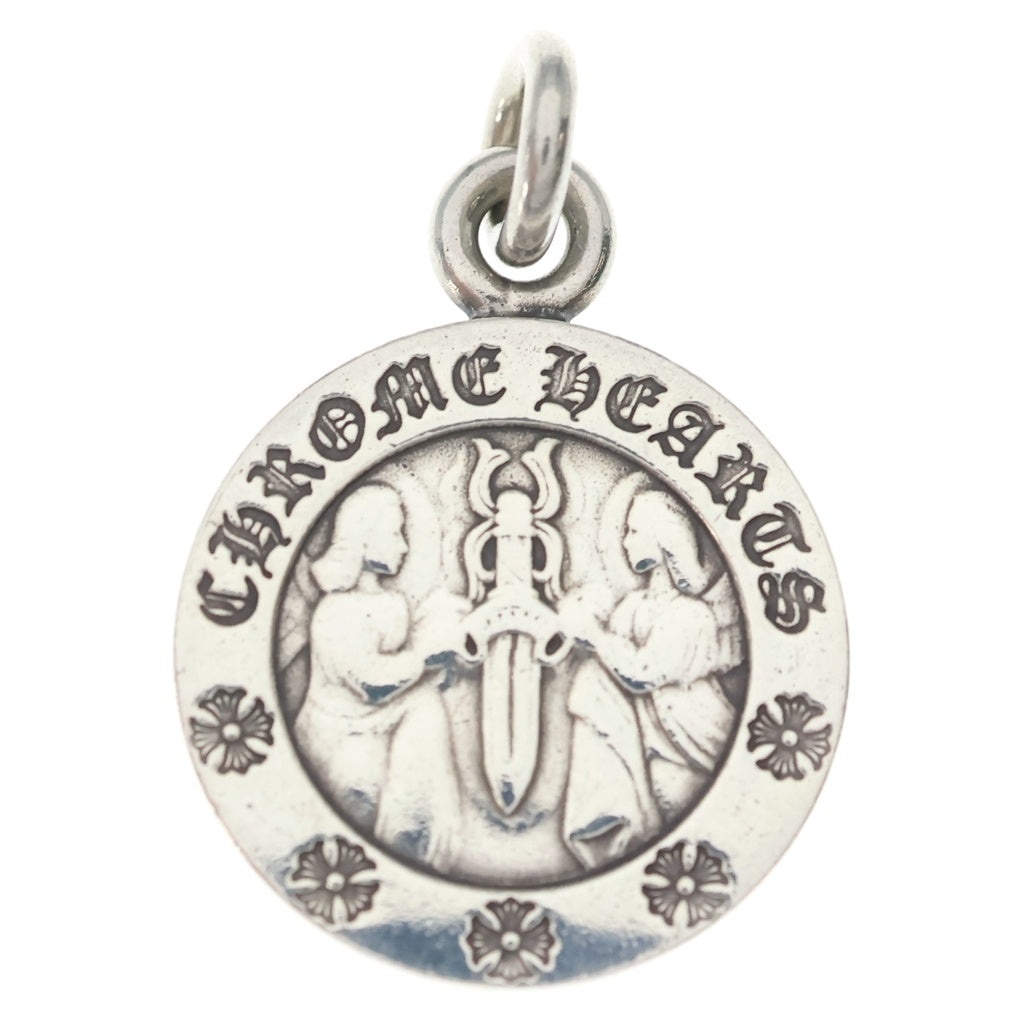 CHROME HEARTS(クロムハーツ) CHRM ANGL MDL V2 エンジェルメダルチャーム ペンダントトップ シルバーBCA229