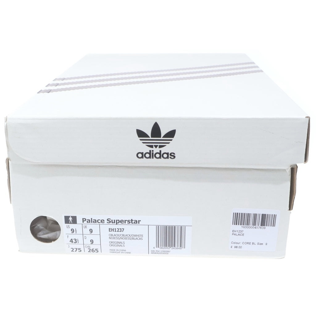 adidas(アディダス) 2021 × Palace Superstar パレス スーパースター ローカットスニーカー ホワイト/ブラック US9.5/27.5cm EH1237