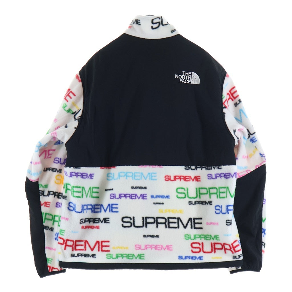 SUPREME(シュプリーム) 21AW ×THE NORTH FACE Steep Tech Fleece Jacket ステップテックフリースジャケット ロゴ総柄 ブルゾン マルチ NA52101I