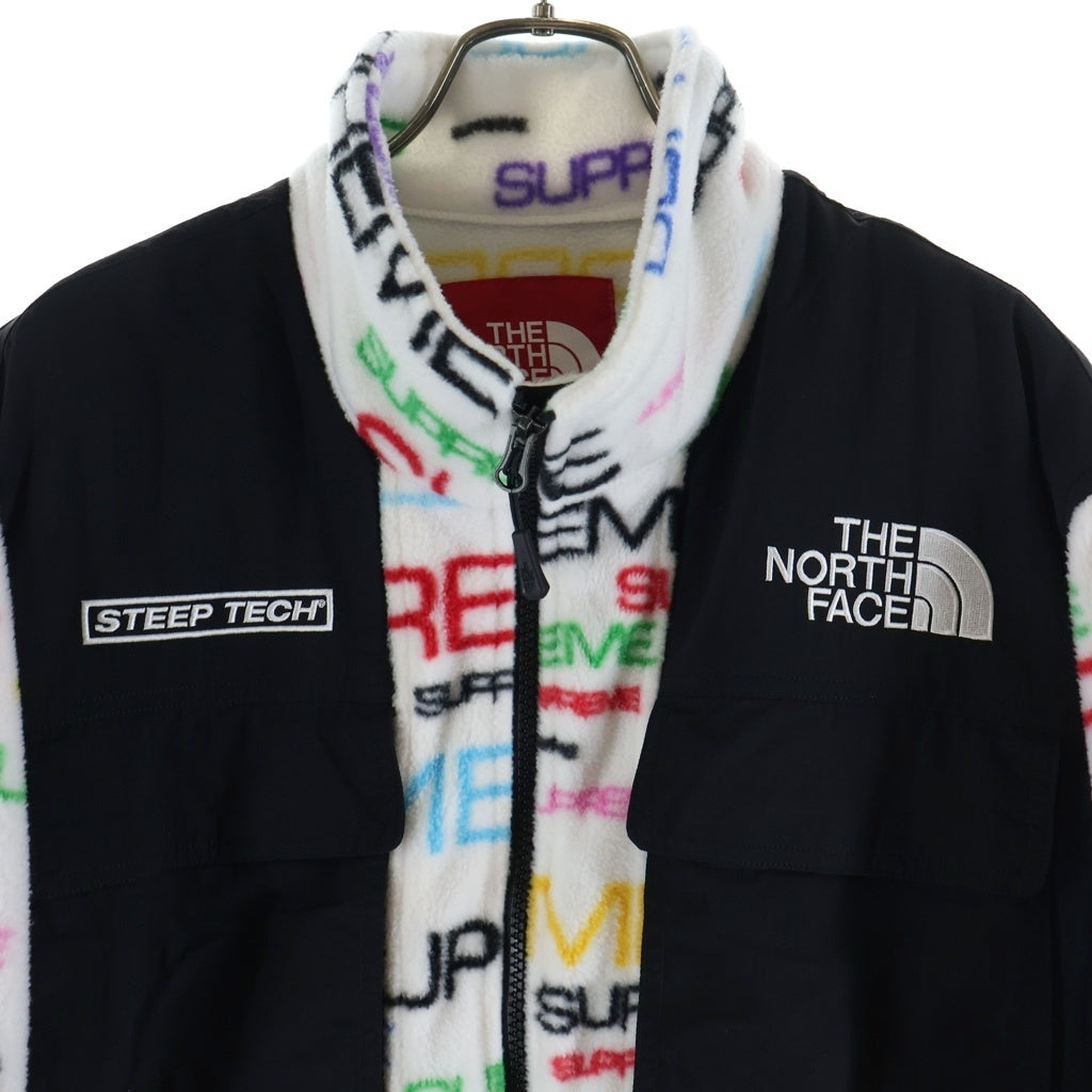 SUPREME(シュプリーム) 21AW ×THE NORTH FACE Steep Tech Fleece Jacket ステップテックフリースジャケット ロゴ総柄 ブルゾン マルチ NA52101I