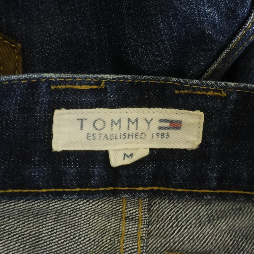 TOMMY(トミー) ポケット 迷彩 ロゴプリント デニムパンツ インディゴ