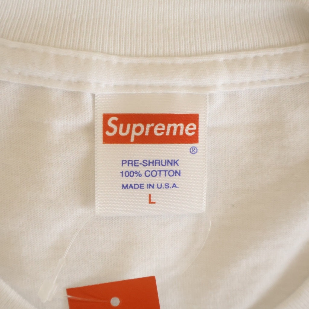 SUPREME(シュプリーム) 15AW × Independent L/S Tee インデペンデント プリント クルーネック 長袖Tシャツ カットソー ホワイト