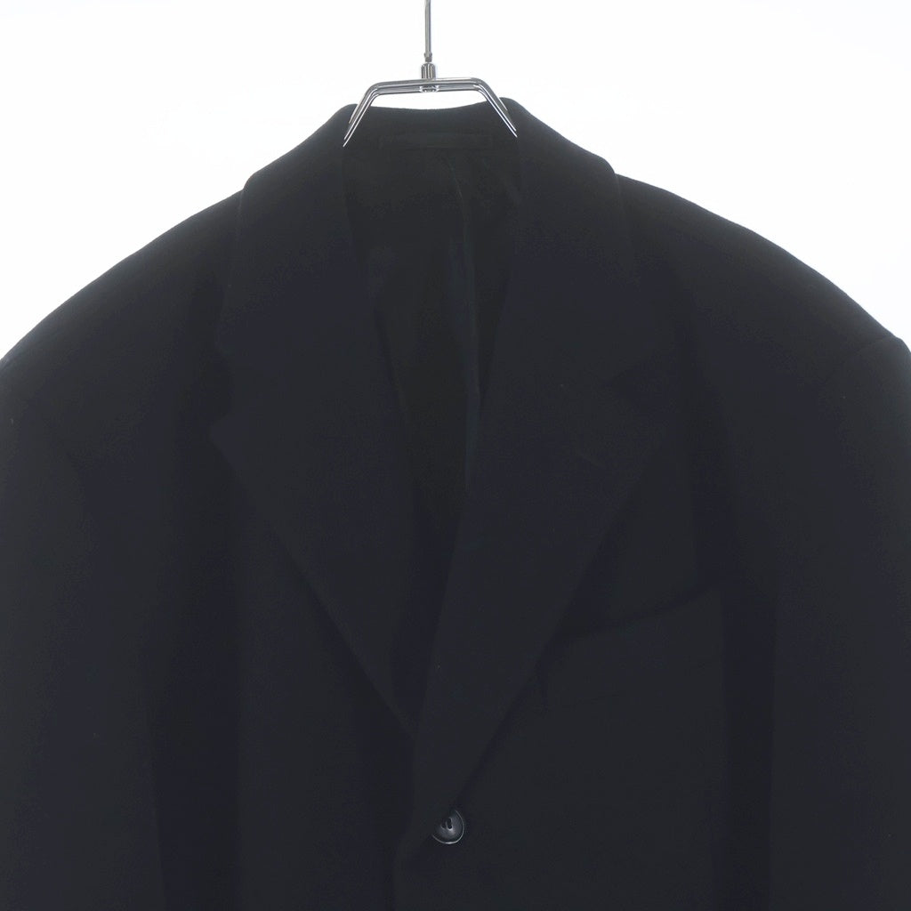 PRADA(プラダ) Wool Chesterfield Coat ウールチェスターコート ブラック PT8084