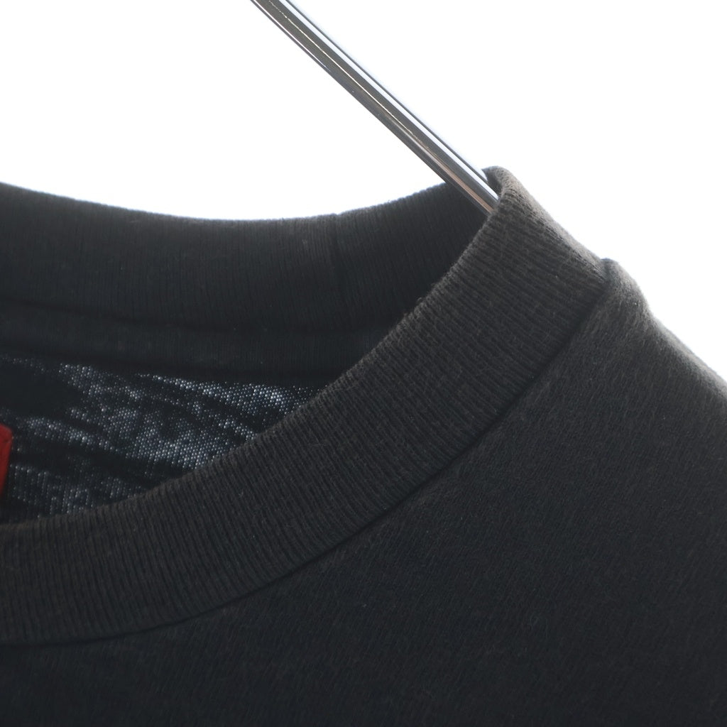 SUPREME(シュプリーム) 24SS Old English S/S Top オールドイングリッシュ ロゴエンブロイダリー クルーネック 半袖Tシャツ カットソー ブラック