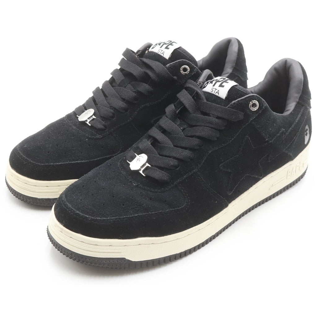 A BATHING APE(アベイシングエイプ) BAPE STA SUEDE ベイプスター スエードレザー ローカットスニーカー ブラック US11/29cm 0ZXSH191004MH