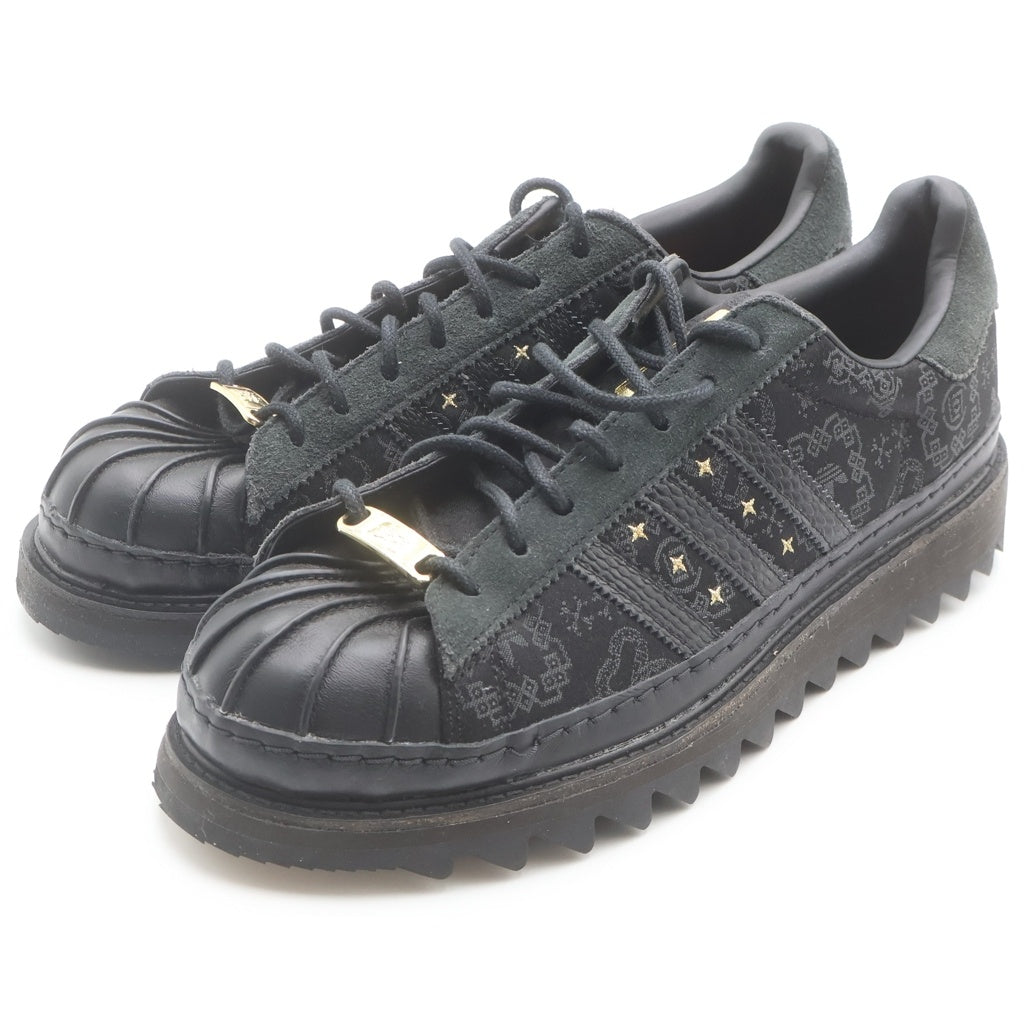 adidas(アディダス) ×CLOT SUPERSTAR LUNAR NEW TEAR クロット スーパースター レザーローカットスニーカー ブラック US11/29cm JR5114