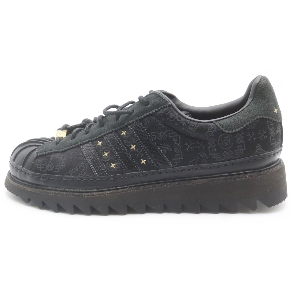 adidas(アディダス) ×CLOT SUPERSTAR LUNAR NEW TEAR クロット スーパースター レザーローカットスニーカー ブラック US11/29cm JR5114