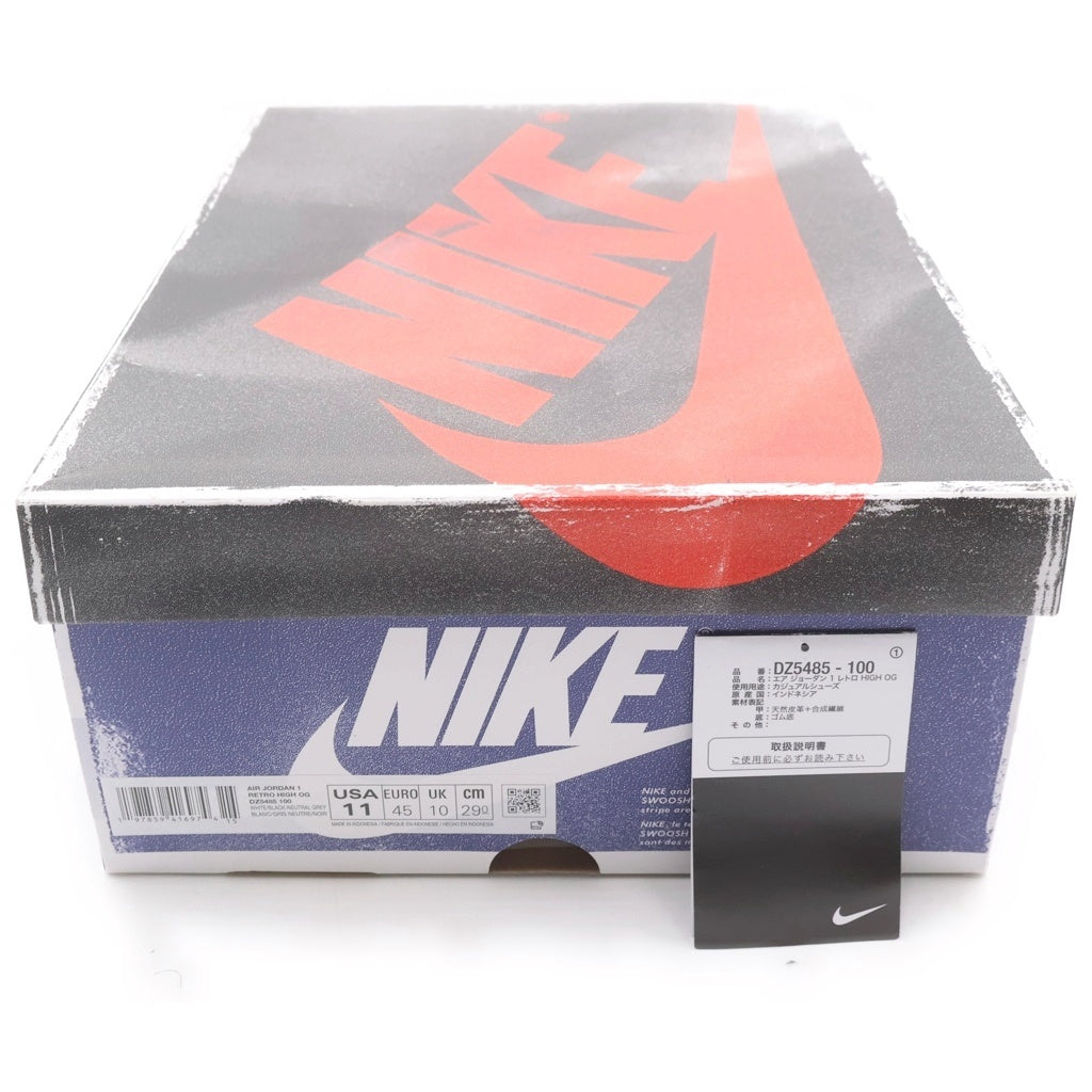 NIKE(ナイキ) AIR JORDAN 1 HIGH OG RARE AIR DEEP ROYAL BLUE エアジョーダン ハイ OG レア エアディープ ロイヤルブルー ハイカットスニーカー US11/29cm DZ5485-100