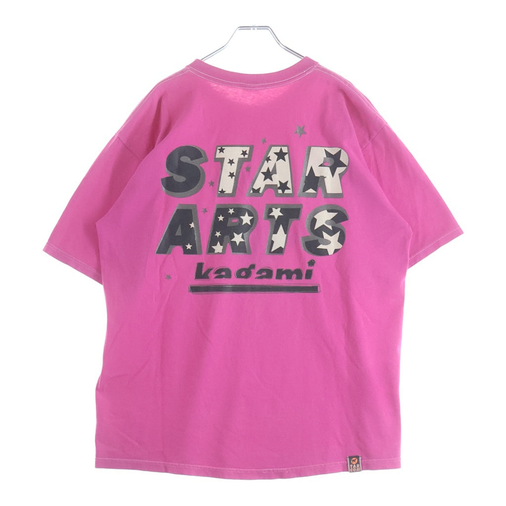 NO BRAND(ノーブランド) 【TAR トーキョーエアランナー】00s 2002 × KAGAMI STAR ARTS TEE カガミ スターアーツ 記念 グラフィックプリント クルーネック 半袖Tシャツ