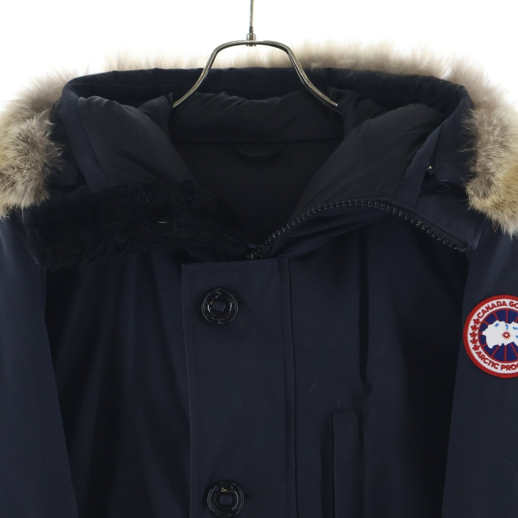CANADA GOOSE(カナダグース) JASPER DOWN JACKET ジャスパー コヨーテファー フーデッド ダウンジャケット ブラック 3438JM