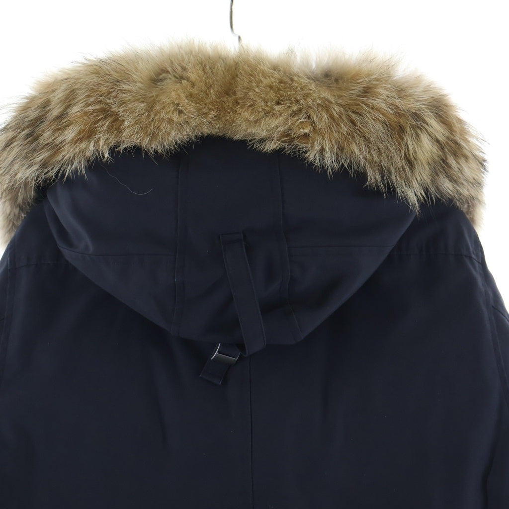 CANADA GOOSE(カナダグース) JASPER DOWN JACKET ジャスパー コヨーテファー フーデッド ダウンジャケット ブラック 3438JM