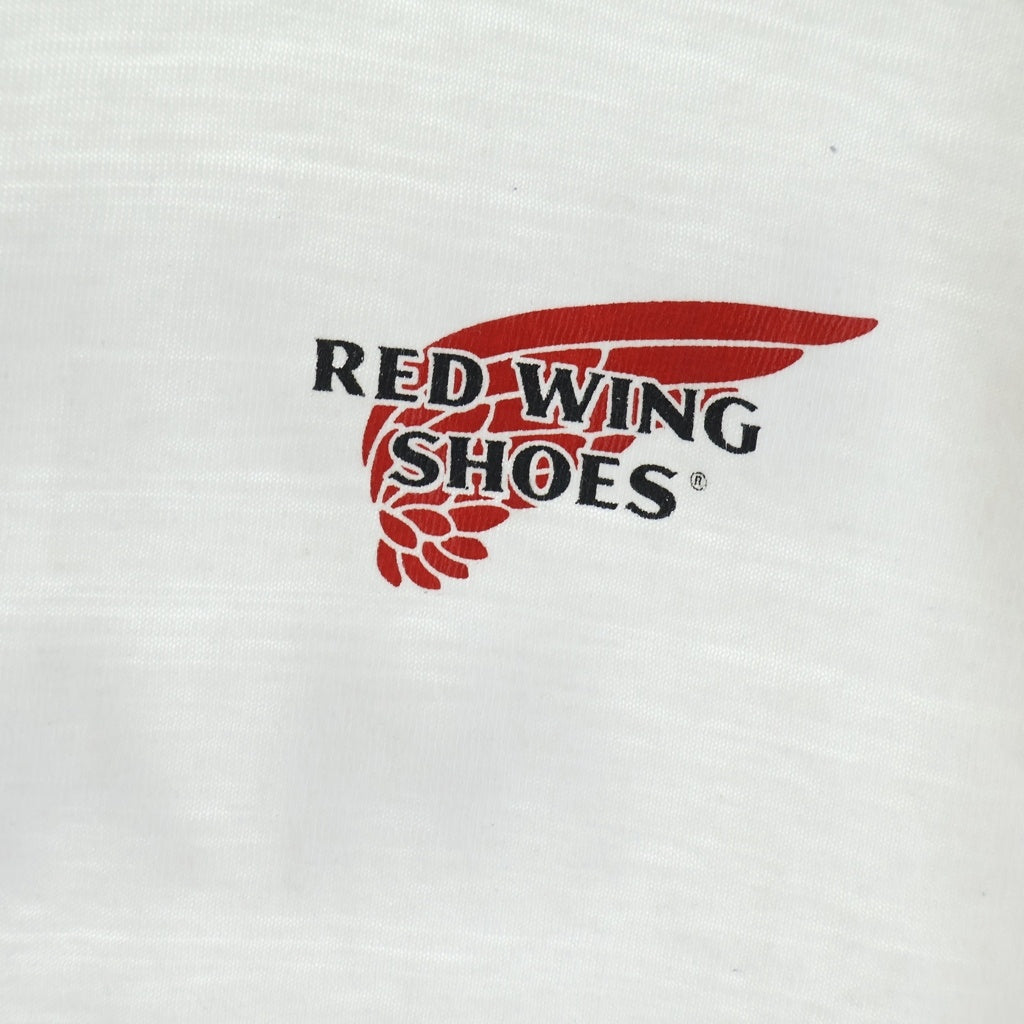 HUMAN MADE(ヒューマンメイド) 26SS × RED WING GRAPHIC T-SHIRT レッドウィング フロントロゴ グラフィックプリント クルーネック 半袖Tシャツ カットソー ホワイト